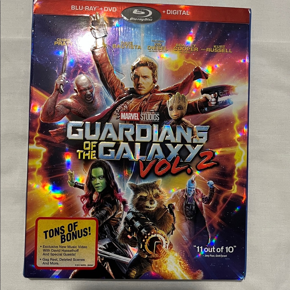Guardians of the Galaxy Vol. 2 Blu-ray